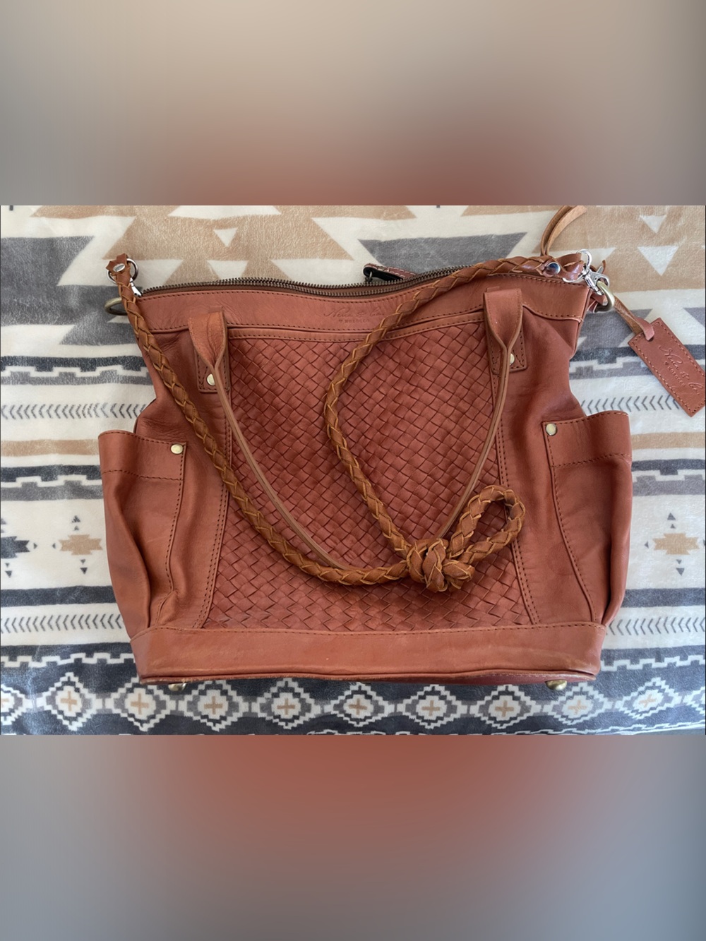 Nena & Co. Cafe TPB (M) Morocco Woven Leather
